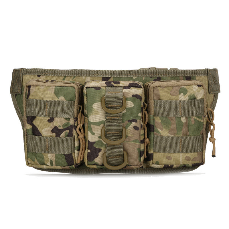 Utility Tactical Men Waist Fanny Bag Pack Θήκη Edc Military Camping Πεζοπορία Αναρρίχηση Hip Bum Belt Bag Outdoor Molle Waist Bag