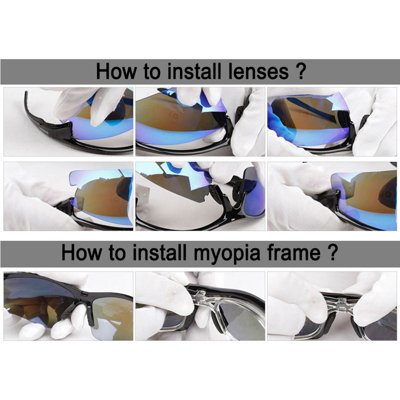 LOCLE UV400 Γυαλιά Πεζοπορίας Polarized Γυαλιά ηλίου Ανδρικά γυαλιά σκοποβολής Τακτικής σκοποβολής Ψάρεμα Αναρρίχηση Αθλητικά γυαλιά ποδηλασίας Γυαλιά ηλίου