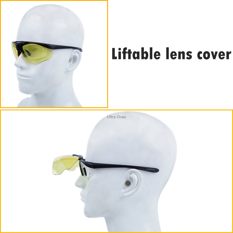 Τακτικά γυαλιά σκοποβολής εξωτερικού χώρου Γυαλιά πεζοπορίας Anti-UV 3 Αθλητικά Γυαλιά Ασφαλείας με Μυωπία Μυωπία Μυωπία