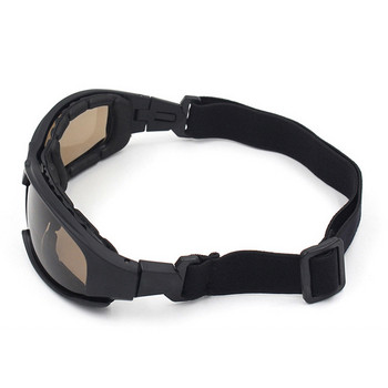 Тактически поляризирани очила Военни слънчеви очила с оригинална кутия с 4 лещи Мъжки комплект очила за стрелба на открито