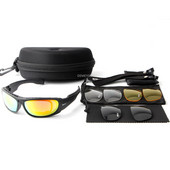 Polarized Tactical Glasses Outdoor Sport Γυαλιά κυνηγιού σκοποβολής Airsoft με 4 εναλλάξιμους φακούς Army Hiking γυαλιά ηλίου