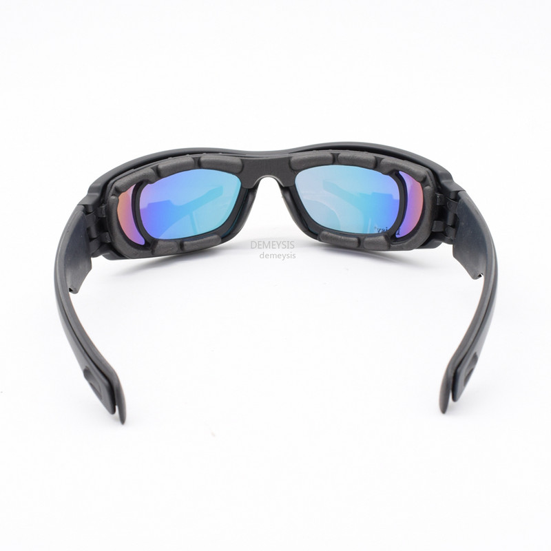 Polarized Tactical Glasses Outdoor Sport Γυαλιά κυνηγιού σκοποβολής Airsoft με 4 εναλλάξιμους φακούς Army Hiking γυαλιά ηλίου
