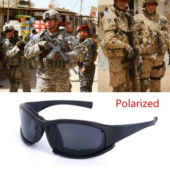 JSJM Airsoft Tactical Goggles Polarized 4 Lens Αντιανεμικό Dustproof Shooting Γυαλιά ορειβασίας μοτοσικλέτας CS Safe Protection