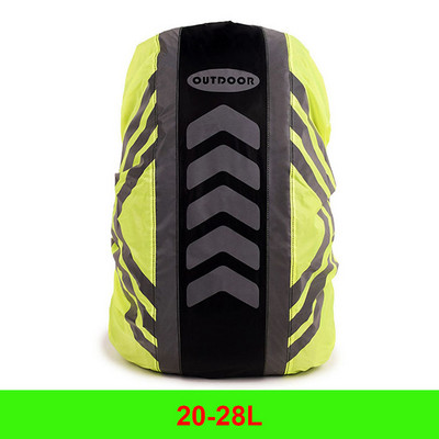 KoKossi Νέο αντανακλαστικό κάλυμμα σακιδίου πλάτης Αδιάβροχο αδιάβροχο καλύμματα κάλυψης για βροχή Σακίδιο πλάτης εξωτερικού χώρου ιππασίας Αδιάβροχα αδιάβροχα καλύμματα