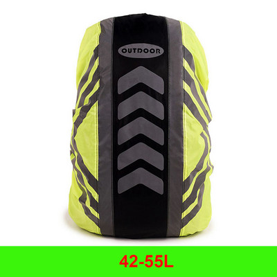 KoKossi Νέο αντανακλαστικό κάλυμμα σακιδίου πλάτης Αδιάβροχο αδιάβροχο καλύμματα κάλυψης για βροχή Σακίδιο πλάτης εξωτερικού χώρου ιππασίας Αδιάβροχα αδιάβροχα καλύμματα