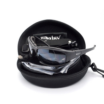 X7 / C5 Поляризирани очила за езда Ловна стрелба Еърсофт защитни очила Тактически спортни на открито Мъжки UV400 слънчеви очила