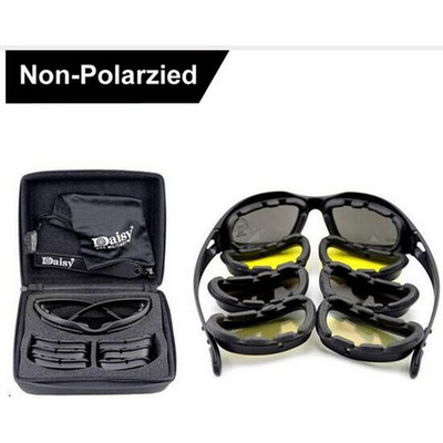 X7 / C5 Polarized Riding Glasses Hunting Shooting Airsoft Protective Glasses Tactical Outdoor Sports Ανδρικά γυαλιά ηλίου UV400