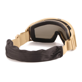 НОВИ Тактически военни очила против замъгляване Очила за стрелба 3 лещи UV400 Ветроустойчиви Пейнтбол мъжки и дамски CS тактически очила