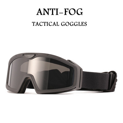 ΝΕΑ Γυαλιά Tactical Military Anti-Fog Shooting Goglsses 3 Lens UV400 Αντιανεμικά Paintball Ανδρικά και Γυναικεία Γυαλιά Tactical CS
