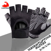 KoKossi Γάντια άρσης βαρών Fitness Half Finger Αντιολισθητικά Γάντια αθλητικής ποδηλασίας εξωτερικού χώρου Γάντια Ανδρικά Γυναικεία Γάντια ποδηλασίας