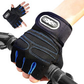 1 paar Fitnesskindaid Randme poolsõrme kangiga varustus Tõstmine õues Mehed Kvaliteetsed Spordikindad Kõrgrattasõit Sued X7M0