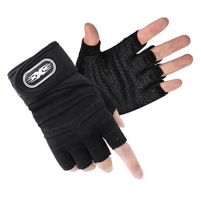 1 paar Fitnesskindaid Randme poolsõrme kangiga varustus Tõstmine õues Mehed Kvaliteetsed Spordikindad Kõrgrattasõit Sued X7M0