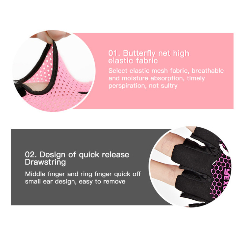 Γάντια γυμναστικής για άντρες Half Finger Cycling Gloves Pro Fitness Weight Lifting Body Building Προπόνηση Αθλητική Άσκηση Προπόνηση Γάντια ποδηλάτου