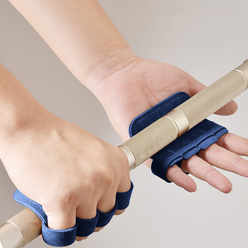 Телешка кожа Дръжки за ръце Защитни ръкавици за вдигане на тежести Ръкавици за защита на половин пръст Противоплъзгащи се набирания Дръжки за обучение Ръкавици за тренировка