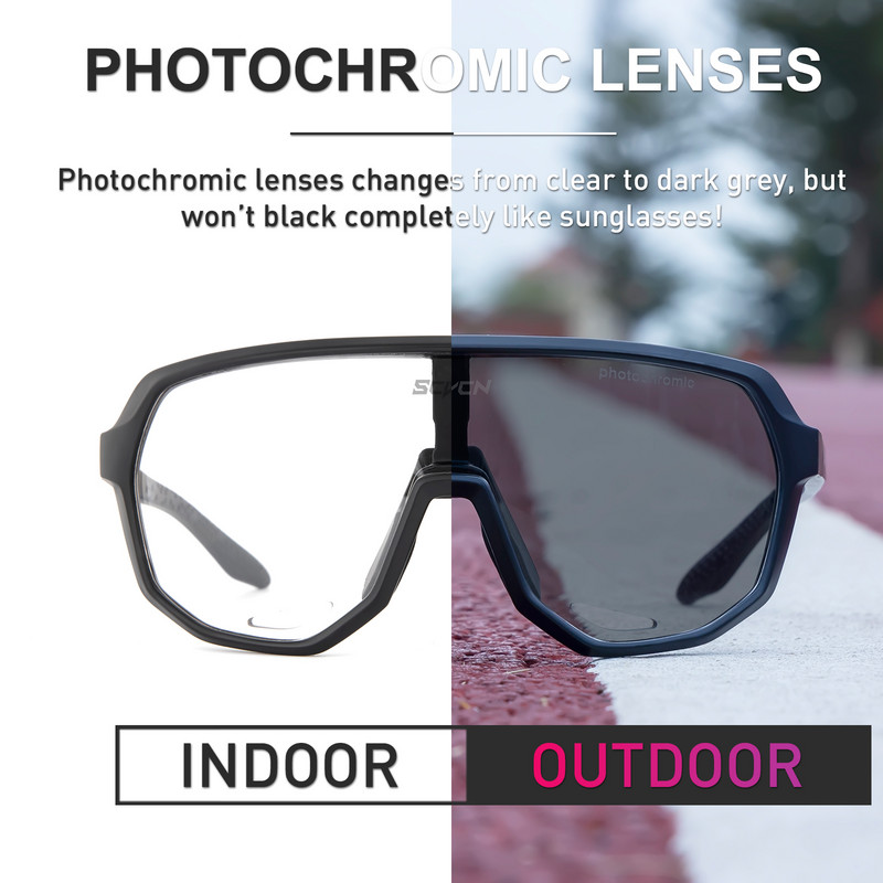 Fotohromas pārgājienu brilles āra riteņbraukšanai sporta saulesbrilles UV400 aizsargbrilles sievietēm saulesbrilles MTB makšķerēšanas slēpošanas brilles