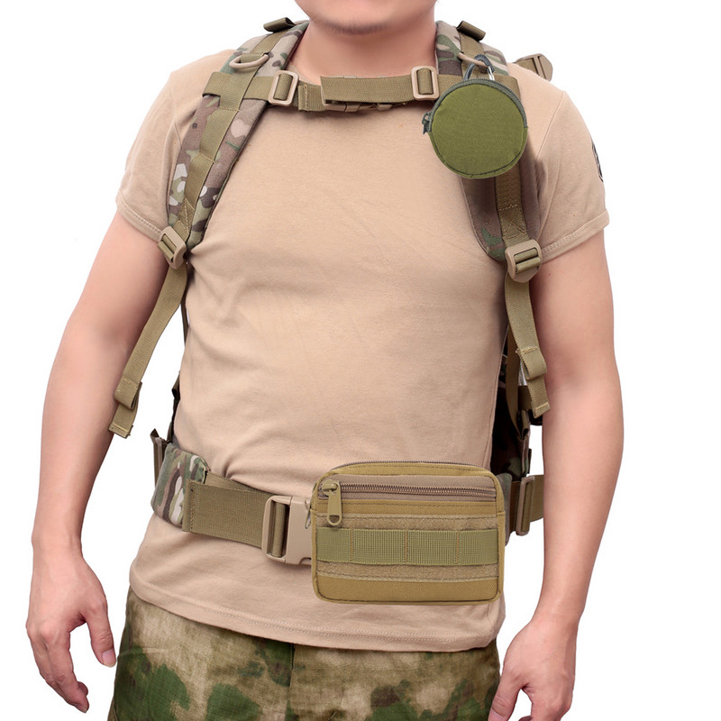 Tactical Pocket Organizer EDC Tool Pouch Military Belt Pouch Αδιάβροχο πακέτο κυνηγιού Τσάντα εργαλείων Small Army Utility Purse