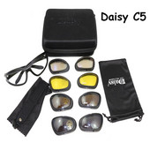 Tactical Daisy C5 Polarized Glasses Airsoft Paintball Shooting Military Goggles Outdoor Hiking Protective Army Ανδρικά γυαλιά ηλίου