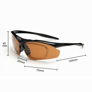 5 лещи/комплект Военни очила за стрелба Многофункционални армейски тактически очила Взривозащитени Еърсофт военна игра Очила за пейнтбол