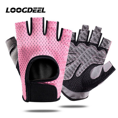 LOOGDEEL rukavice za teretanu Protuklizne rukavice za fitness dizanje utega Trening bodybuildinga Sportske vježbe Sportske rukavice za vježbanje za odrasle