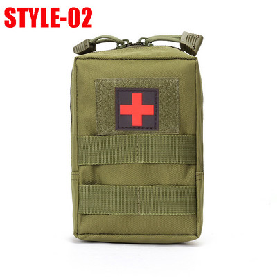 Τσάντα παραλλαγής εξωτερικού χώρου Tactical Army Αθλητική θήκη ζώνης μέσης Nylon EDC Hunting Molle τσάντες σε κιτ πρώτων βοηθειών πλάτης Ιατρική θήκη