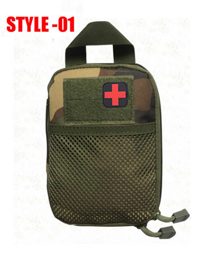 Τσάντα παραλλαγής εξωτερικού χώρου Tactical Army Αθλητική θήκη ζώνης μέσης Nylon EDC Hunting Molle τσάντες σε κιτ πρώτων βοηθειών πλάτης Ιατρική θήκη