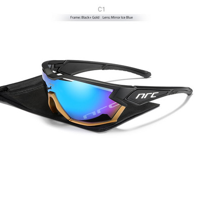 Punase peegelobjektiiviga Maastikuratta NRC rattaprillid Meeste Jalgratta Spordi Päikeseprillid MTB Rattasõiduprillid Naise UV400