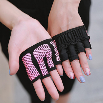 Gym Fitness Half Finger Gloves Ανδρικά Γυναικεία για Crossfit Workout Γάντια Power Weight Lifting Bodybuilding Hand Protector
