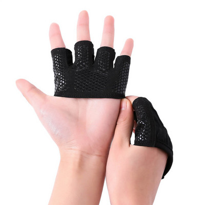 Gym Fitness Half Finger Gloves Ανδρικά Γυναικεία για Crossfit Workout Γάντια Power Weight Lifting Bodybuilding Hand Protector