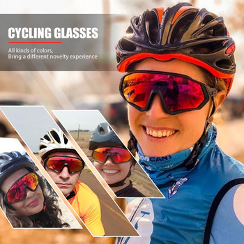 2022 Kapvoe Туристически очила Мъжки велосипедни слънчеви очила Слънчеви очила Окуляри Женски МТБ велосипедни очила Открити UV400 велосипедни очила