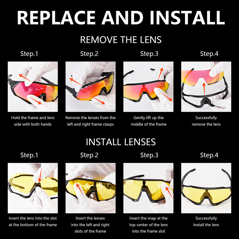 2022 Kapvoe Matkaprillid Meeste Rattasõiduprillid Päikeseprillid Okulaarid Naise MTB Rattaprillid Välis UV400 Jalgrattaprillid