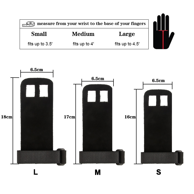 1 ζεύγος Hand Grip από συνθετικό δέρμα Crossfit Gymnastics Guard Protectors Palm Pull Up Horizontal Bar Weight Lifting Guantes Gym