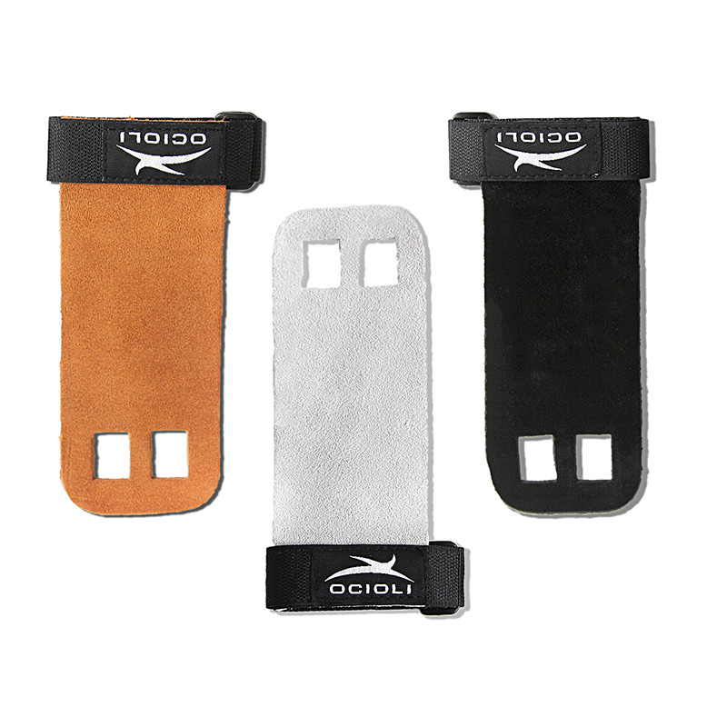 1 ζεύγος Hand Grip από συνθετικό δέρμα Crossfit Gymnastics Guard Protectors Palm Pull Up Horizontal Bar Weight Lifting Guantes Gym