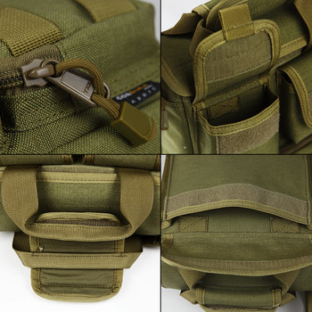 ΔΩΡΕΑΝ SOLDIER Outdoor Sports Ανδρικές τσάντες Tactical Handy CORDURA Υλικό YKK Τσάντες ώμου με φερμουάρ για πεζοπορία σε κάμπινγκ