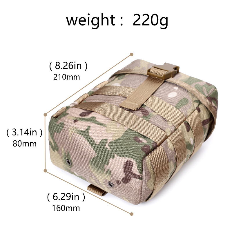 Τσάντα ώμου Military Pouch Molle Τσάντα ώμου Tactical Binocular Telescope Storage Bag Survival Θήκη υπαίθριας πεζοπορίας Θήκη για μπουκάλι νερού