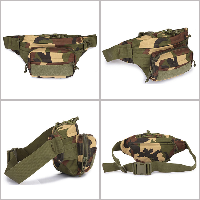 Κάμπινγκ υπαίθρια τσάντα ορειβασίας Τσάντα πολλαπλής μέσης τσάντα τακτικής παραλλαγής Αδιάβροχη τσάντα ταξιδιού