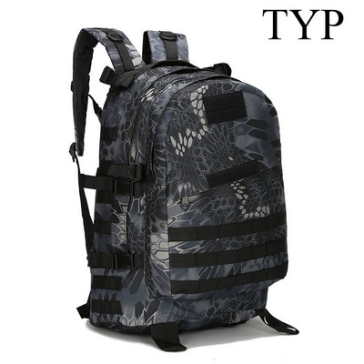 40L 3D Sport na otvorenom Vojni taktički penjanje Planinarski ruksak Kampiranje Planinarenje Treking ruksak Putna torba