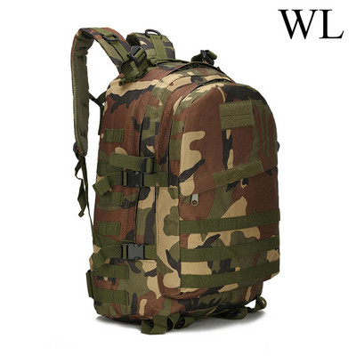 40L 3D Sport na otvorenom Vojni taktički penjanje Planinarski ruksak Kampiranje Planinarenje Treking ruksak Putna torba