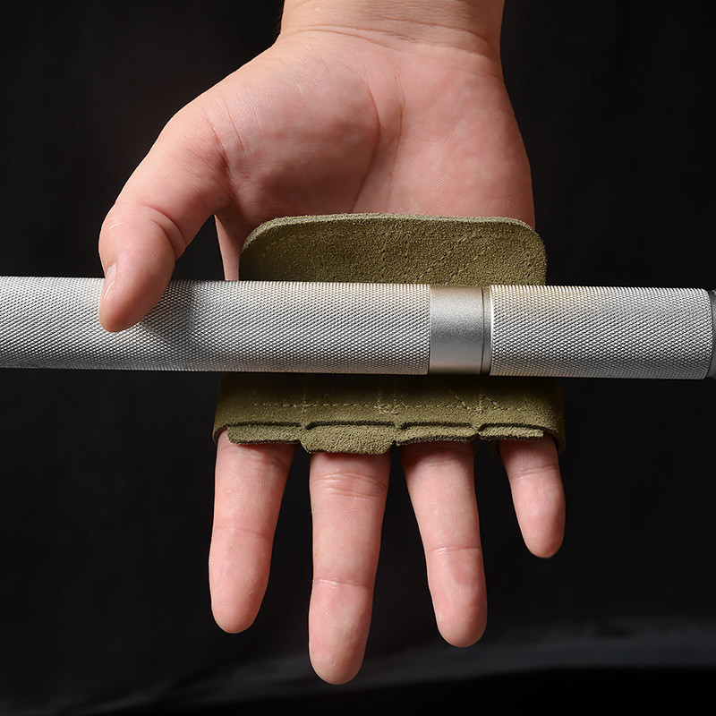 Nahast jõutõstmise treeningkindad peopesa kaitsmine, naised, mehed, fitness, sportvõimlemine, käepidemed, jõutõsted, jõutõsted.