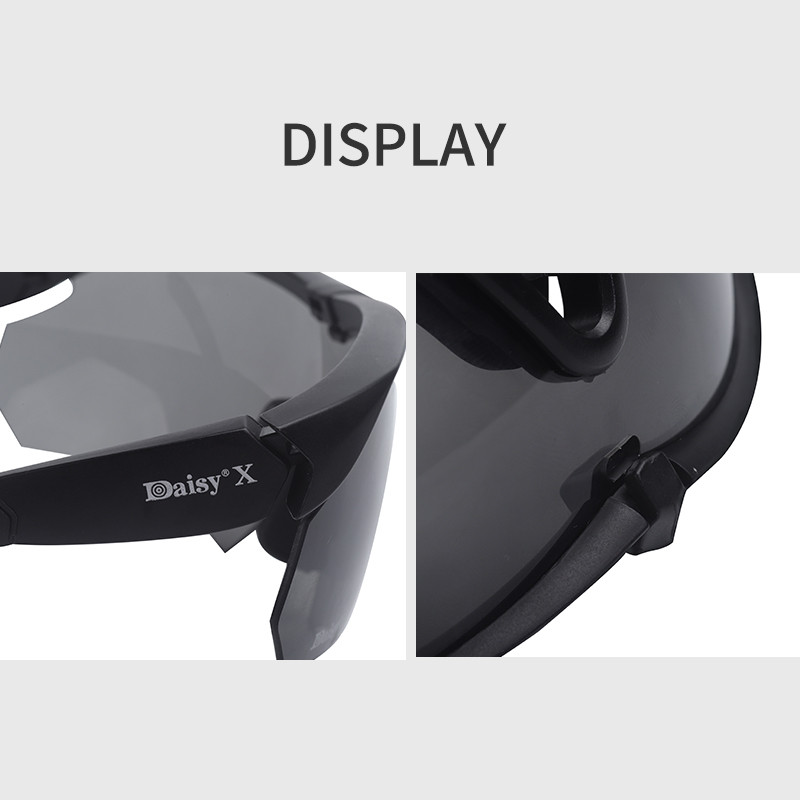 Γυαλιά τακτικής Daisy με πλαίσιο Moypia Outdoor Sport Γυαλιά σκοποβολής Airsoft Γυαλιά κυνηγιού Military Army γυαλιά ηλίου Γυαλιά πεζοπορίας