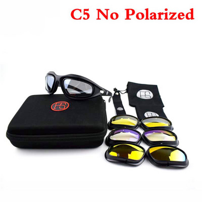 2021 Νέα Γυαλιά ηλίου C5 Polarized Sport Γυαλιά ηλίου UV400 Προστασία εξωτερικού χώρου Τακτικά κυνηγετικά γυαλιά Γυαλιά για πεζοπορία αναρρίχησης