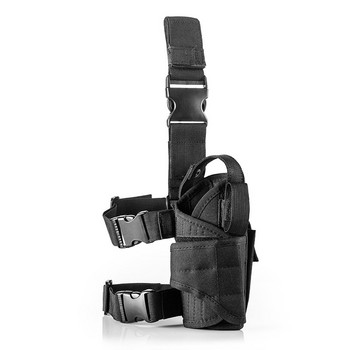 Universal Tactical Thigh Gun Holster Ρυθμιζόμενη θήκη πιστολιού για κυνήγι κυνηγιού νάιλον θήκη Drop αριστερά/δεξιά πόδι θήκη πιστολιού