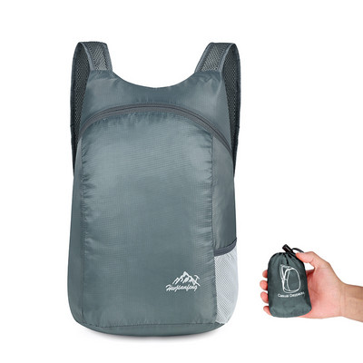 Σακίδιο πλάτης 15L εξαιρετικά ελαφρύ πακέτο, Αδιάβροχο Outdoor Sport Daypack Πτυσσόμενες τσάντες για άνδρες γυναίκες, Πτυσσόμενα σακίδια πεζοπορίας ταξιδιού