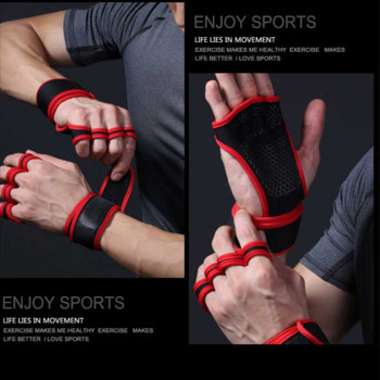 1 чифт тренировъчни ръкавици за вдигане на тежести за мъже, жени, фитнес, спорт, бодибилдинг, гимнастика, фитнес, ръкавици, ръкавици, китки, длан, протекторни ръкавици