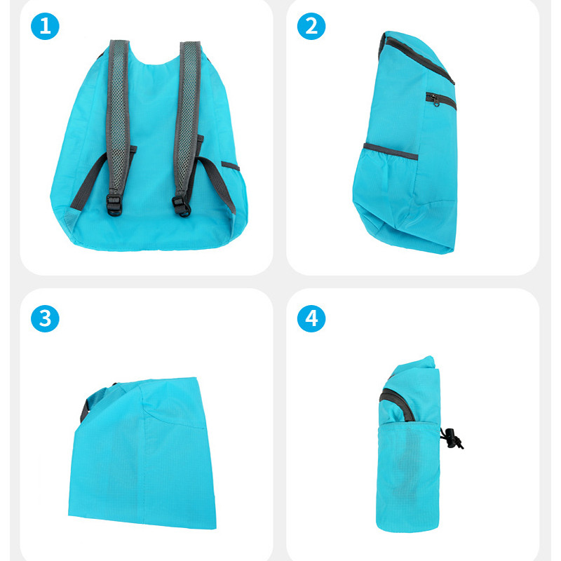 Ελαφρύ συσκευασμένο σακίδιο πλάτης Αναδιπλούμενο εξαιρετικά ελαφρύ πτυσσόμενο σακίδιο πλάτης εξωτερικού χώρου Αθλητικό σακίδιο ημέρας για άνδρες Γυναικεία