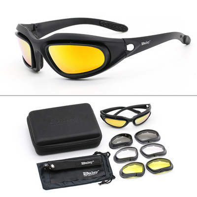 Στρατιωτικά γυαλιά τακτικής Daisy Airsoft Γυαλιά σκοποβολής εξωτερικού χώρου Αντιανεμικά αλεξίσφαιρα CS πολεμικά γυαλιά ψαρέματος