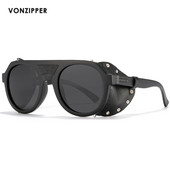 Μάρκα VZ Vonzipper Polarized Ανδρικά γυαλιά ηλίου SHIELD Σκελετός Γυαλιά Στρογγυλού στυλ UV400 Αθλητικά γυαλιά ηλίου Οδήγηση πεζοπορίας για ψάρεμα