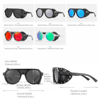 Марка VZ Vonzipper поляризирани слънчеви очила Мъжки SHIELD Frame ROUND Style Eyewear UV400 Спортни слънчеви очила Риболов туризъм шофиране