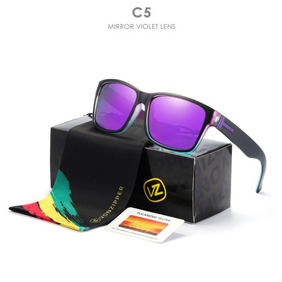 Μάρκα VZ Vonzipper Polarized Ανδρικά γυαλιά ηλίου SHIELD Σκελετός Γυαλιά Στρογγυλού στυλ UV400 Αθλητικά γυαλιά ηλίου Οδήγηση πεζοπορίας για ψάρεμα