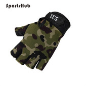 Csúszásgátló félujjas edzőtermi kesztyűk testépítő edzéshez csuklókesztyű súlyzós edzéshez, súlyemeléshez NR0119