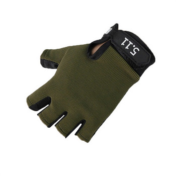 Αντιολισθητικό Half Finger Gym Gloves Body Building Training Wrist Glove for Dumbbell Fitness Exercise Weightlifting NR0119